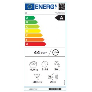 LG F2WR509SBW Elöltöltős mosógép