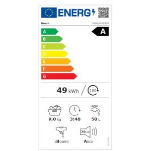 BOSCH WGG244Z9BY Elöltöltős mosógép