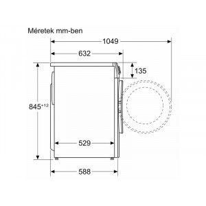 Bosch WGG244Z4BY Elöltöltős mosógép