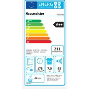 Hausmeister HM 2700 Hőszivattyús szárítógép