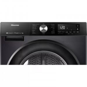 Hisense DH3S902BB3 Hőszivattyús szárítógép A+++,9 kg,64 dB, Inverter motor