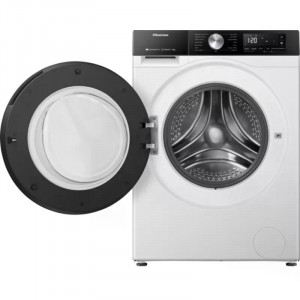 Hisense WF3S9043BW3 Elöltöltős mosógép A Energiaosztály, 9 kg, Normál mélység, 1400 fordulat/perc, Centrifugálási zajszint: 72 dB, Inverter motorral, Gőzfunkció nélkül