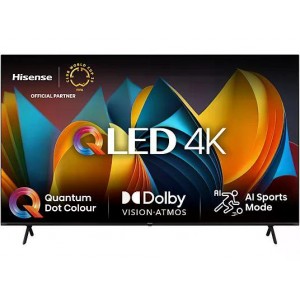 HISENSE 85E7NQ 4K UHD Smart QLED TV, fekete, 215 cm