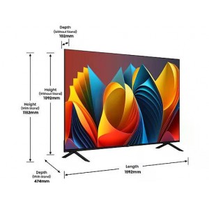 HISENSE 85E7NQ 4K UHD Smart QLED TV, fekete, 215 cm